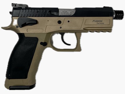 Pistole Phoenix Fusion TAC Gen2, mikrometrische Visierung, Kal. 9 mm Para 17-Schuss, Fusion RE Griff, Picatinny, O.R. MTB, FDE