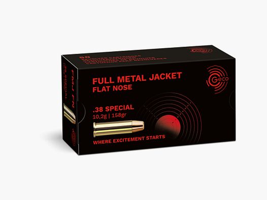 GECO 38 Special FMJ 158gr x50 Ammunition