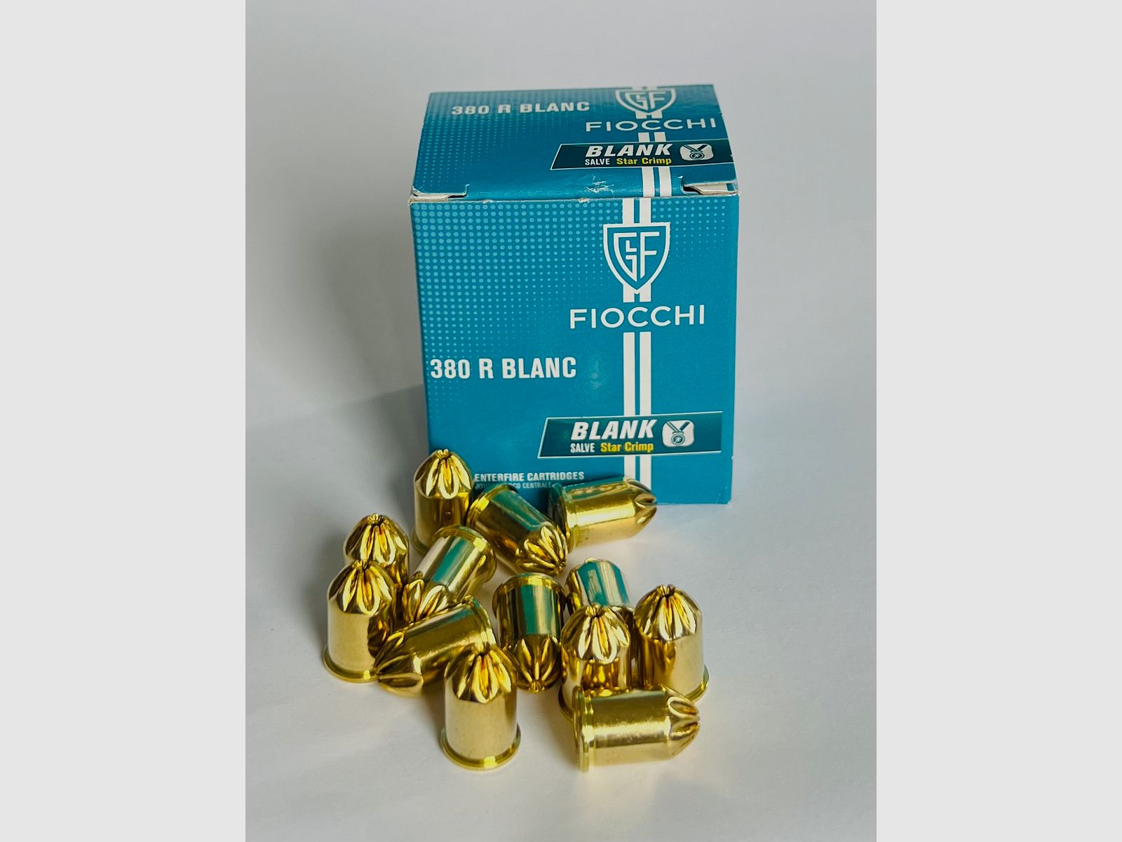 Fiocchi blank cartridges cal. 9 mm R.K. for revolvers 50 pcs.