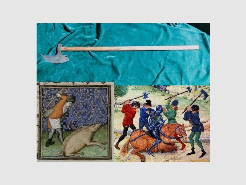 ungarische Kriegsaxt von Arms & Armour, Replika, 16. Jhdt, neu