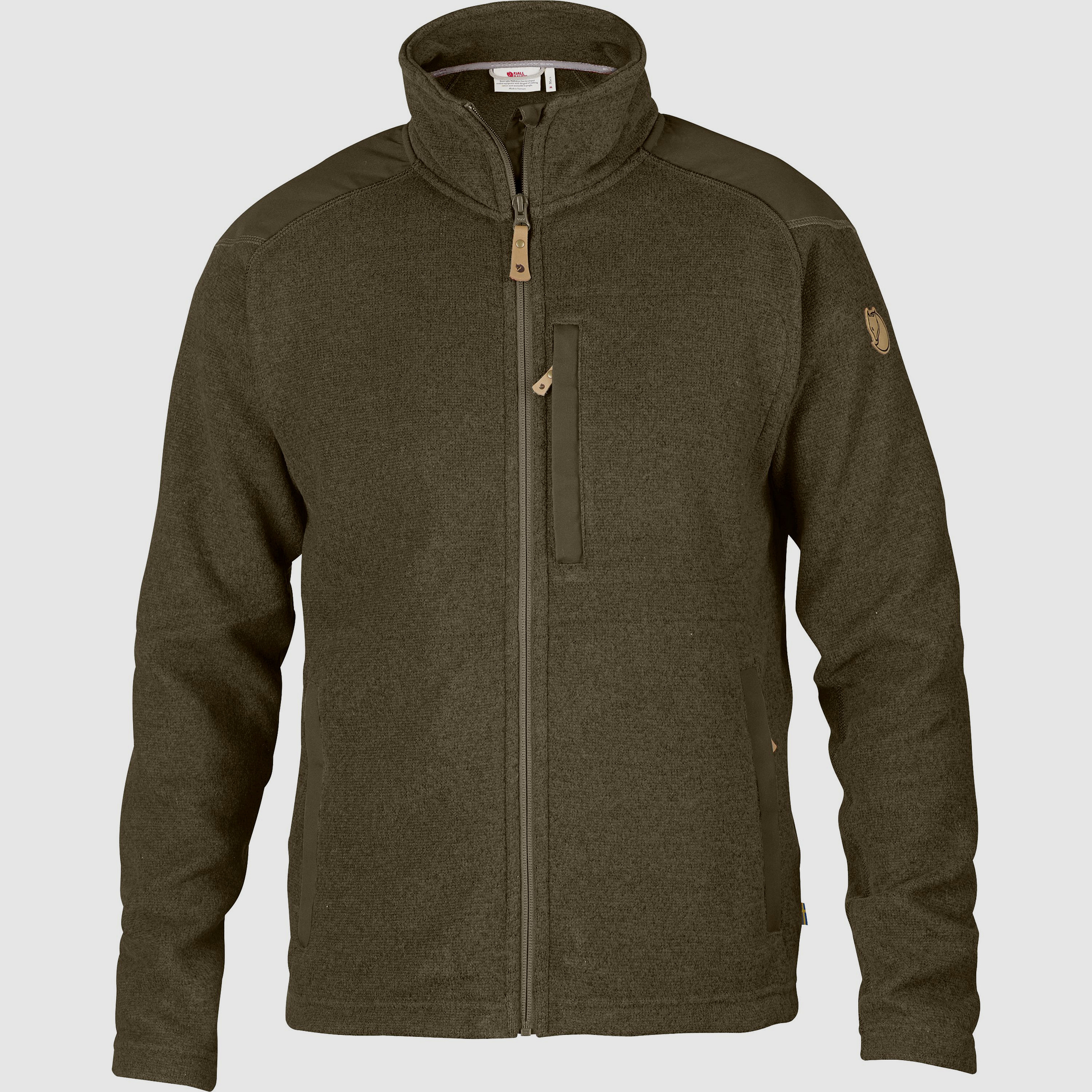 FJÄLLRÄVEN Buck Fleecejacke dark oliv