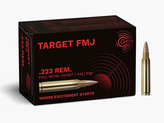 GECO Kal.223 Rem Target FMJ VM 63gr /50