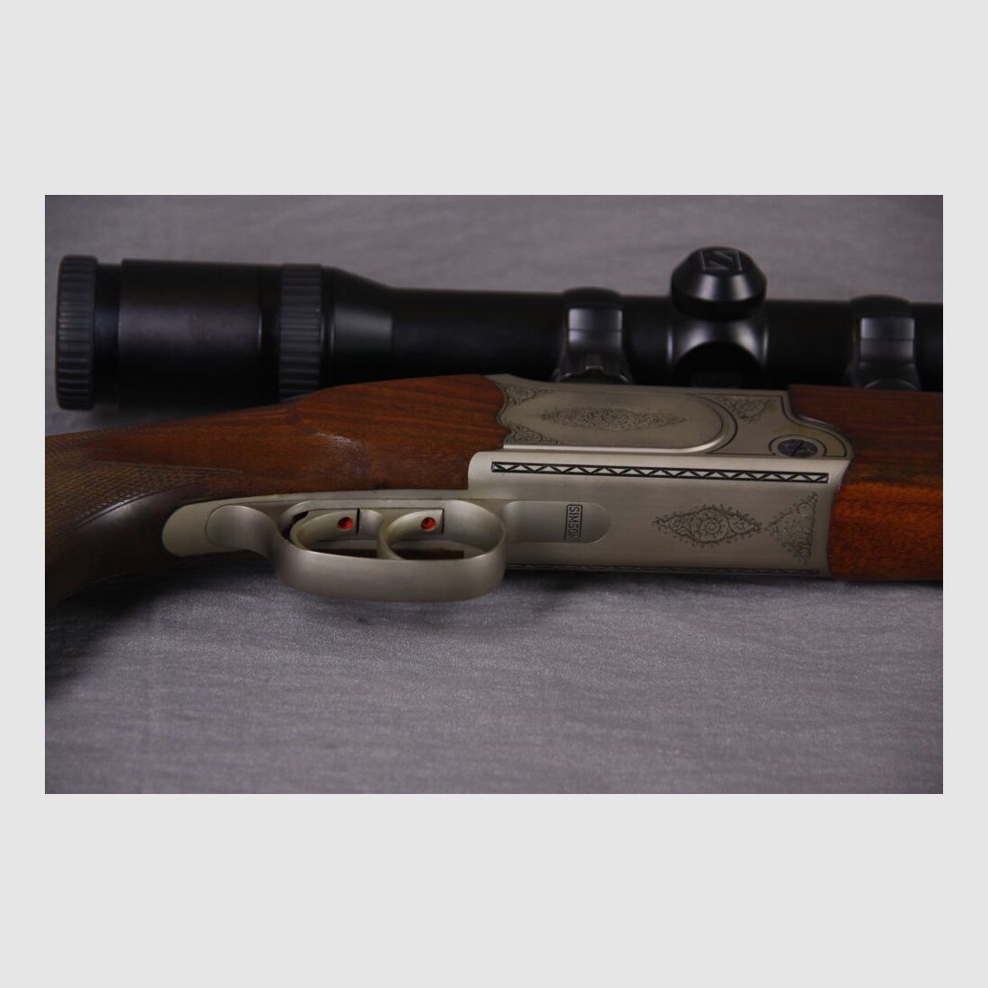 Simson Suhl BBF; break-action rifle / hand cocking & muzzle brake!