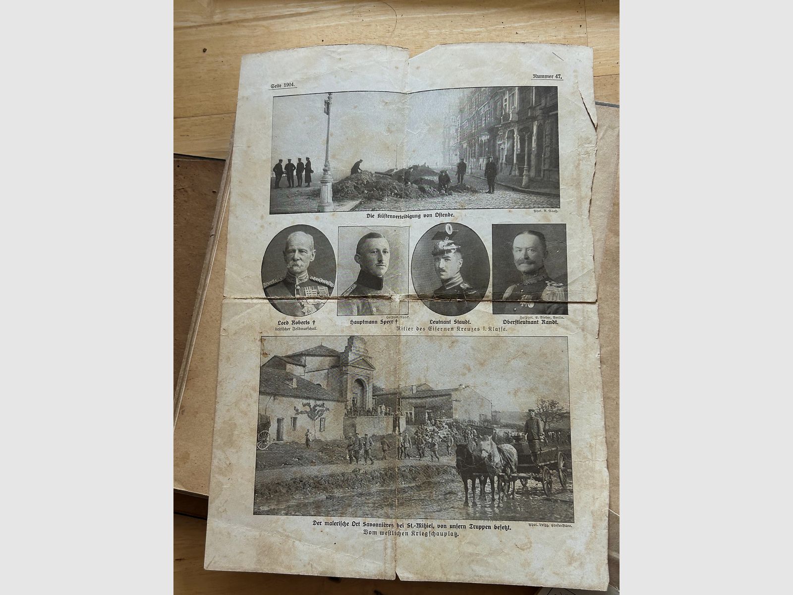 Convolut Première Guerre mondiale | Certificat | Image | Épinglette | Première Guerre mondiale | Seconde Guerre mondiale