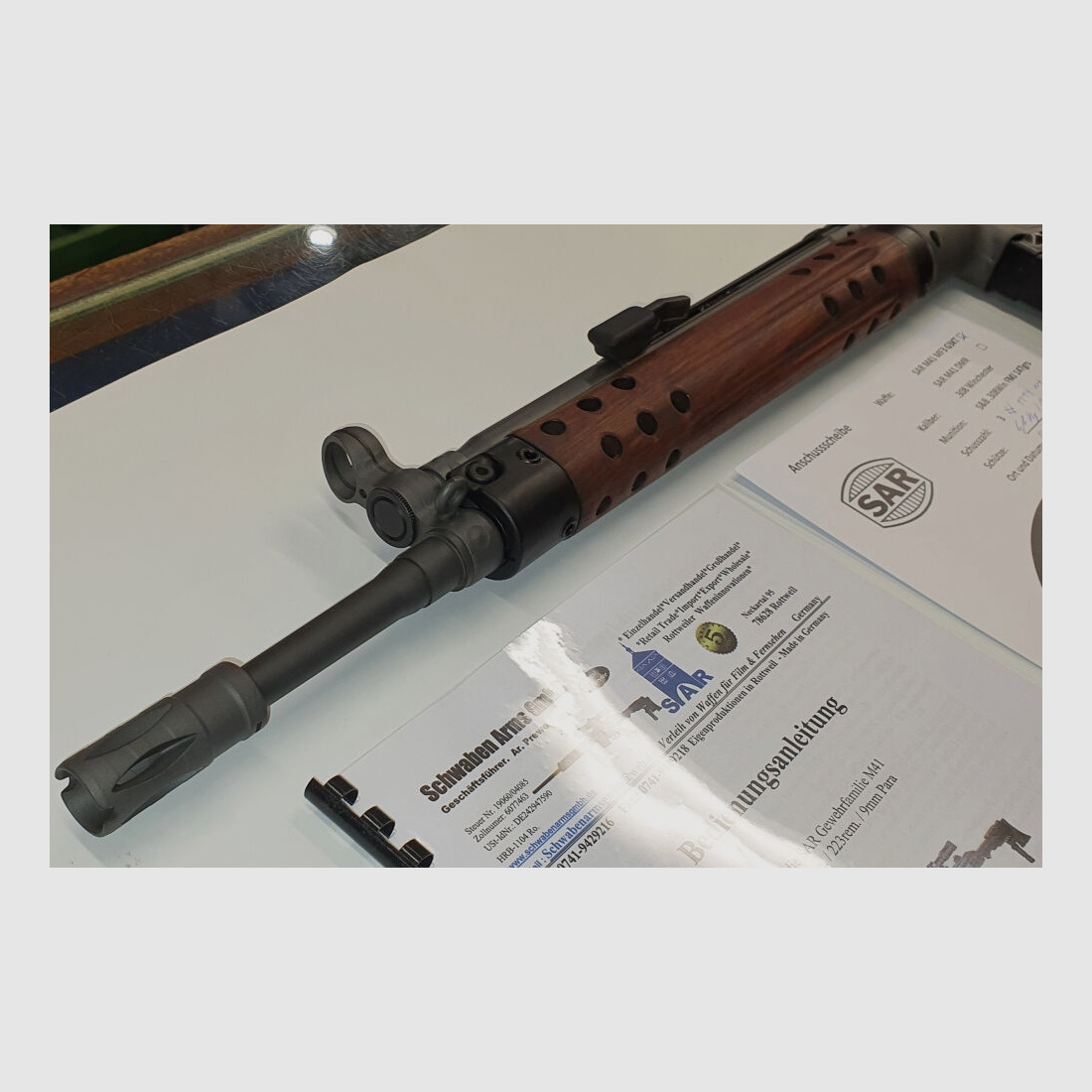 Schwaben Arms GmbH Selbstladebüchse SAR M41 SPORTMATCH MF3 G3KT Kaliber 308win. - MADE IN GERMANY - ähnlich HK41/G3