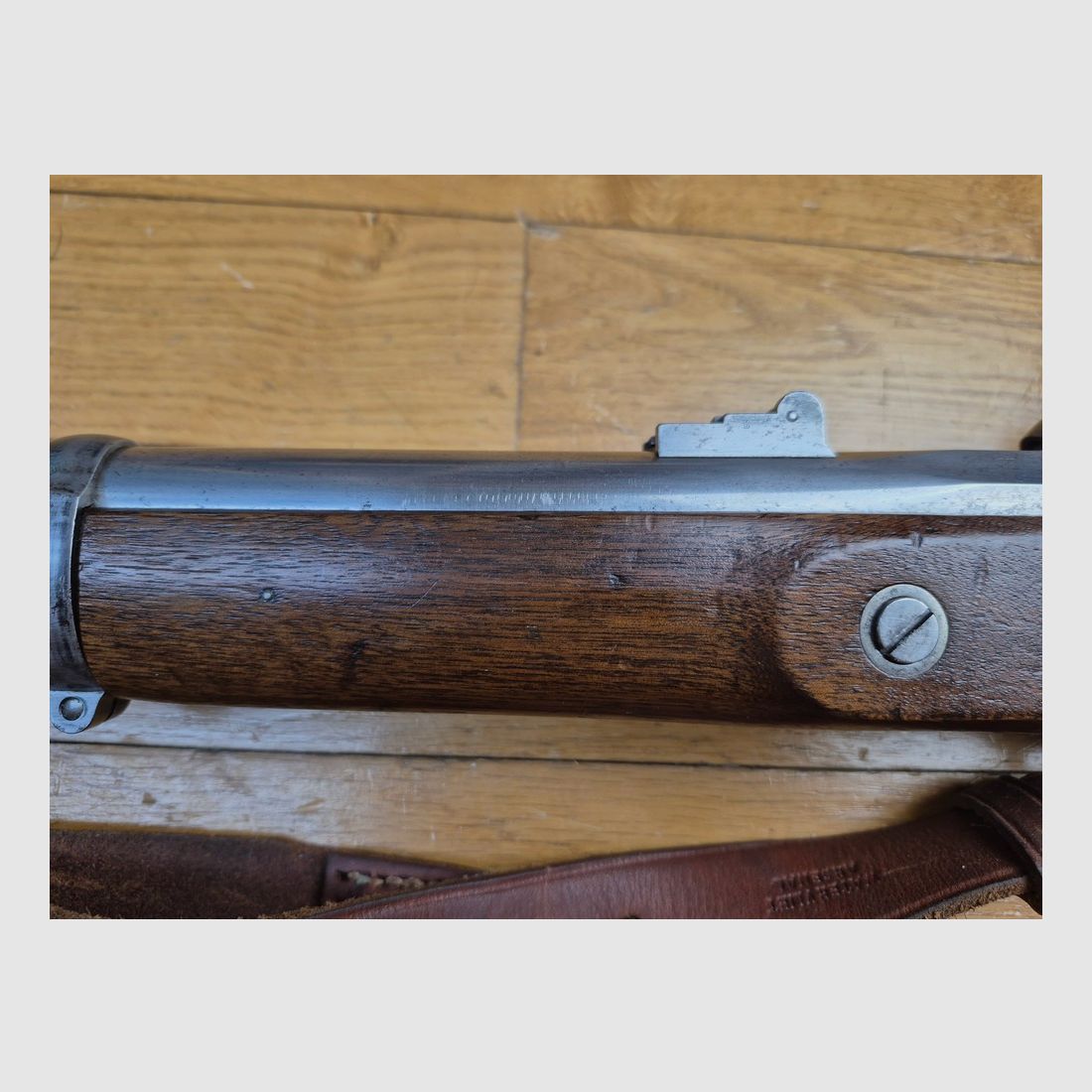 Raro fucile Springfield 1861 di Cadet – Colt Hartford nel 1862 – Cal. .58 con canna rigata per proiettile Minié – Meccanica, marchi e canna più che eccellenti – Cinghia – Superbo! TBE++, immagine 28 di 32
