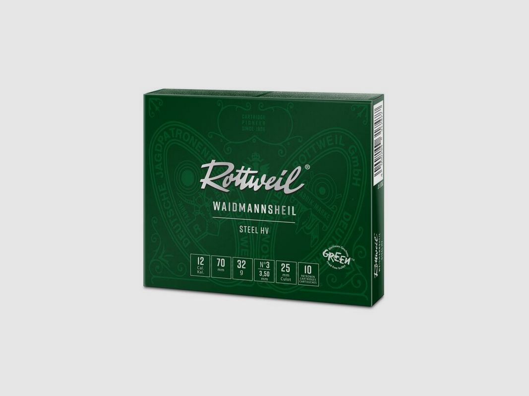 ROTTWEIL 12/70 32 G 3,5 MM WAIDMANNSHEIL STEEL HV 10 STK