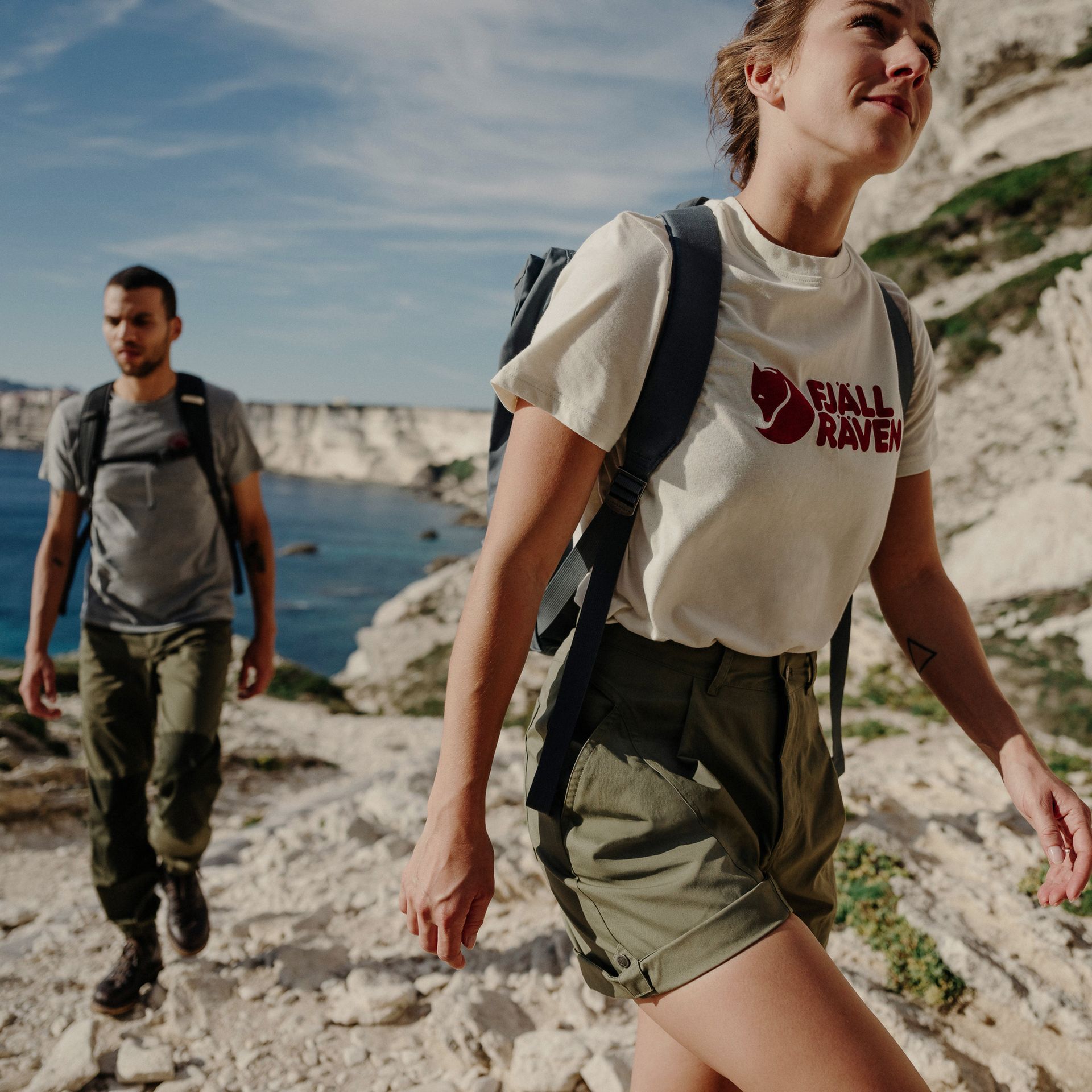 Fjällräven camiseta de mujer con logo, imagen 4 de 5