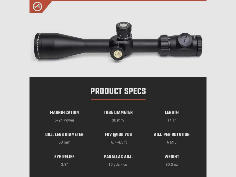 GÜNSTIGSTER PREIS / NEUWARE Argos 6-24x50 Zielfernrohr Gen2