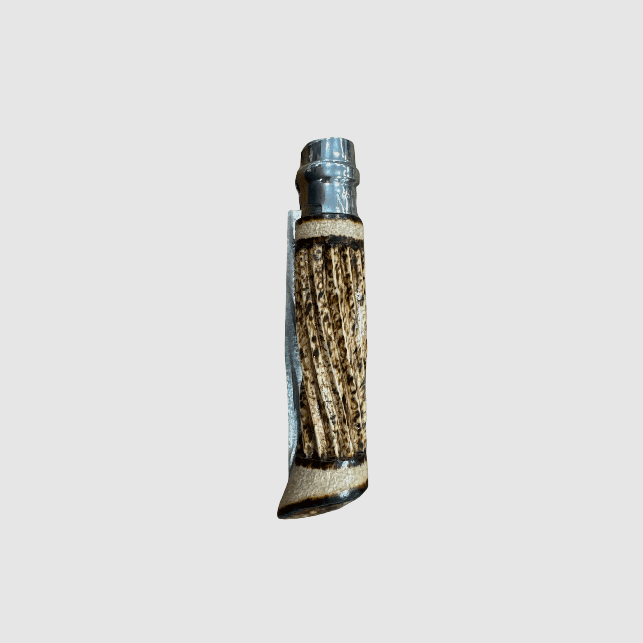 Knife – Opinel – N.8 Inox spiral carved/hand engraved, image 4 of 4
