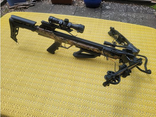 Compoundarmbrust Set Blade + 175 lbs / 340 fps mit 11 Bolzen und Tasche 
