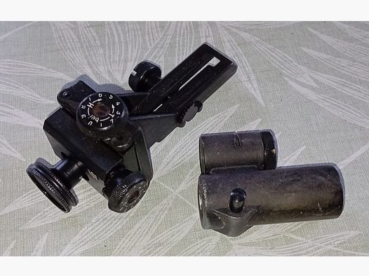 DIOPTER di Feinwerkbau 300 S con supporto per tunnel e mirino ad anello