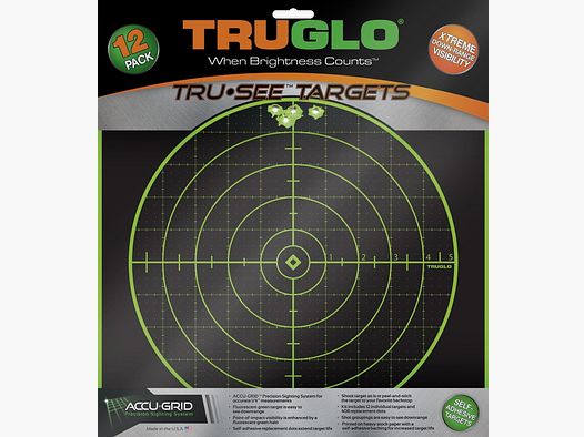 Fritzmann Truglo Zielscheiben 12 Stück,26cm