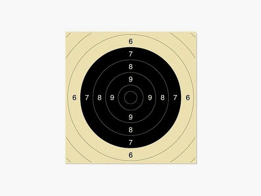 Centre de Cibles C50 Pistolet 25 m et 50 m