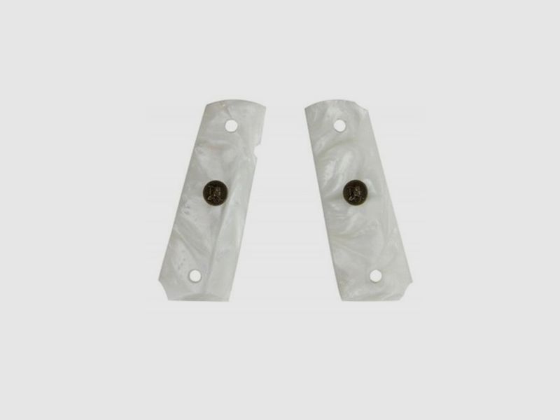 Custom Grip White Pearl Smooth Colt 1911