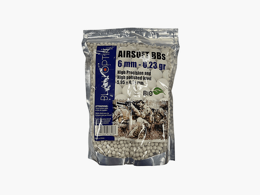 BLAU OPTIK – PALLINI SOFT AIR BIO CAL 6 MM / 0,20 GR (1KG)