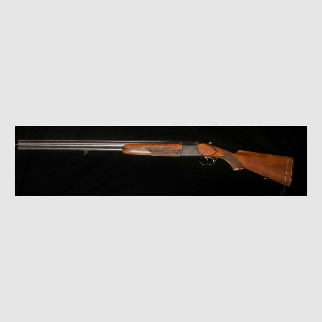 double-barreled shotgun