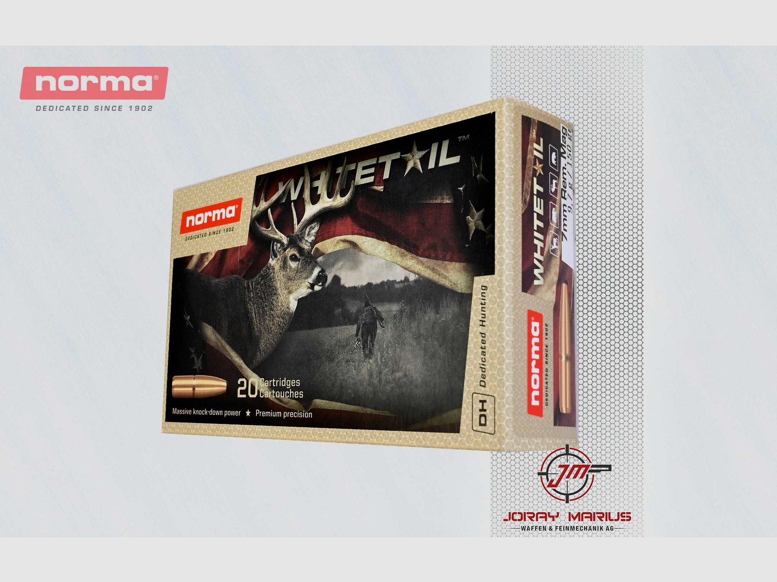 7mm Rem Mag Norma 9.7g 150gr Whitetail