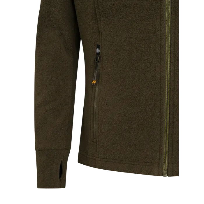 Beretta HP Logo Full Zip Damen Thermofleece-Jacke in Grün, Bild 3 von 5