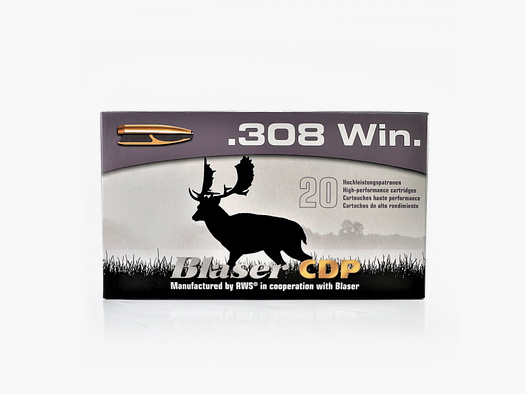 Blaser amunicja myśliwska .308 Win 10,7g/165grs.