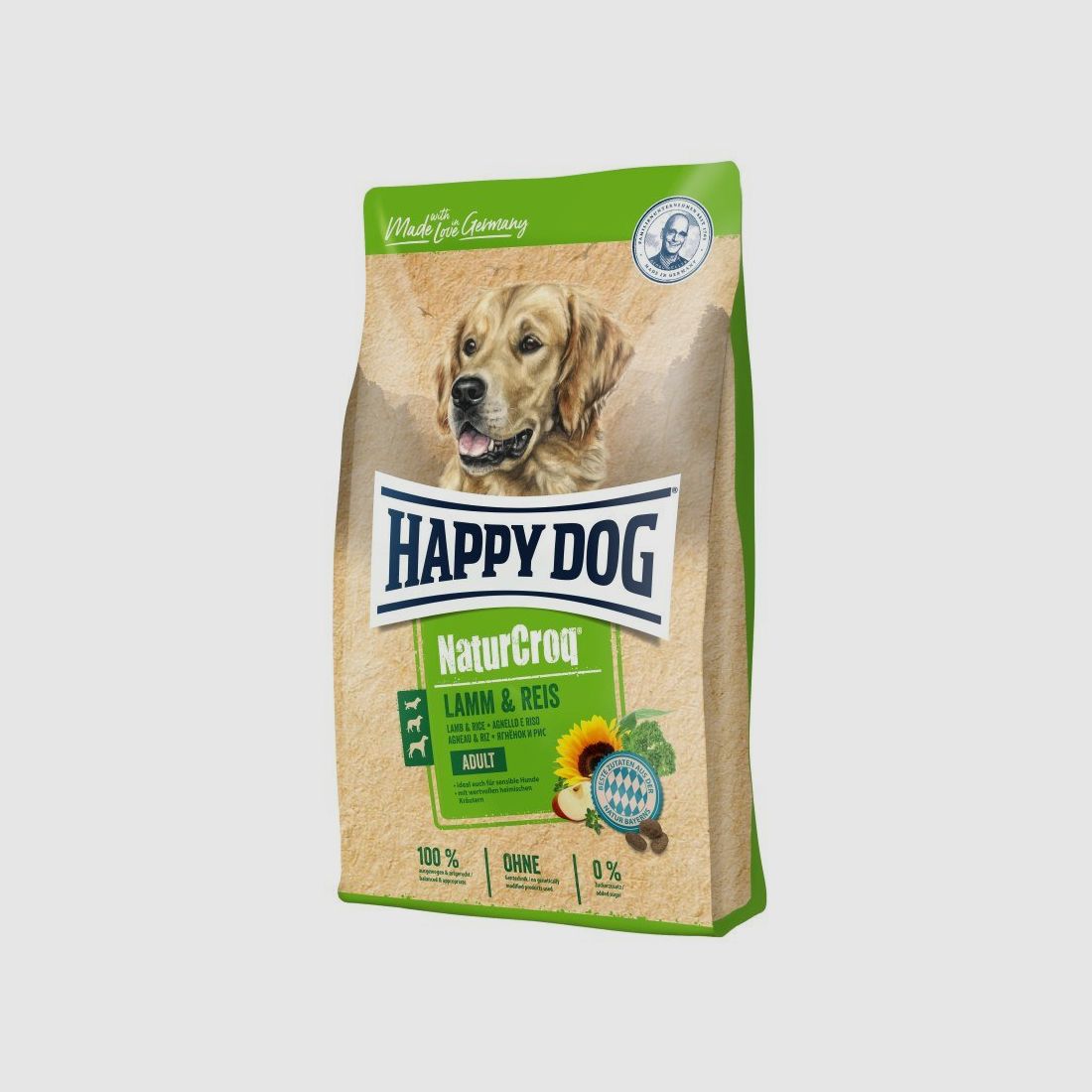 Happy Dog Hunde Trockenfutter NaturCroq Lamm & Reis 1 kg