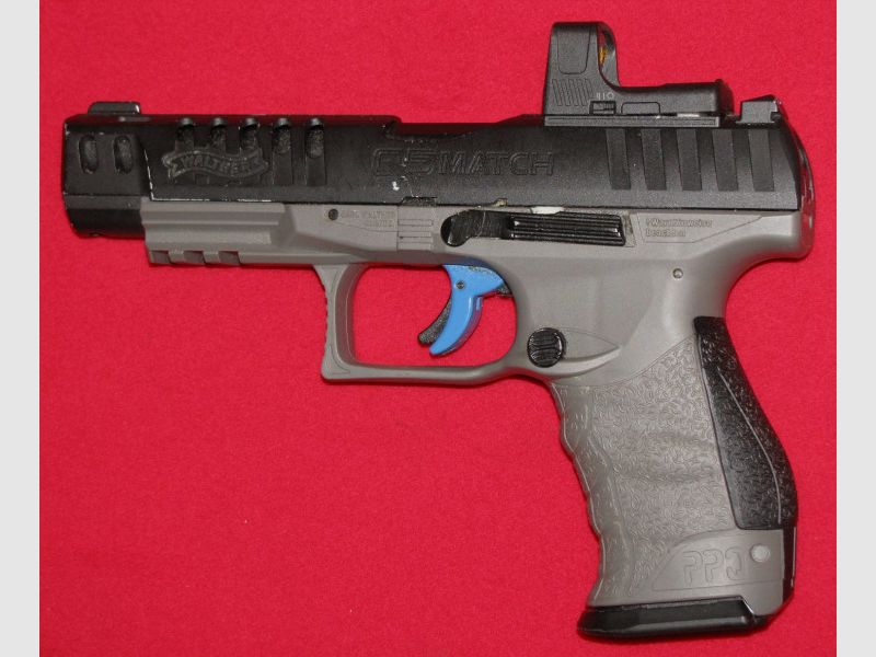 WALTHER CO2 Pistole, eine WALTHER Q5 MATCH in 4,5mm mit F - Zeichen