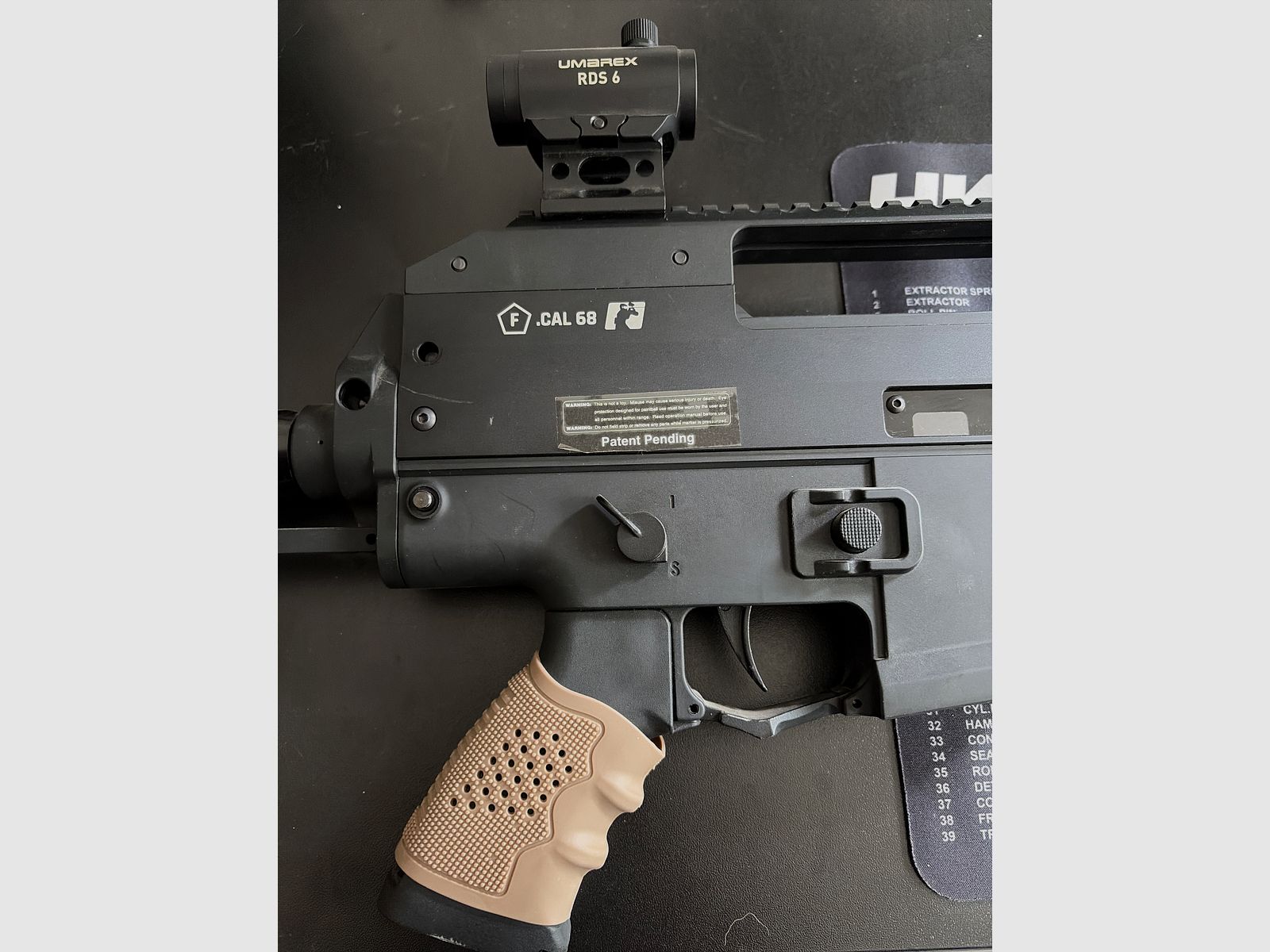 Maxtact TGR36 K / Cal. .68 Like new