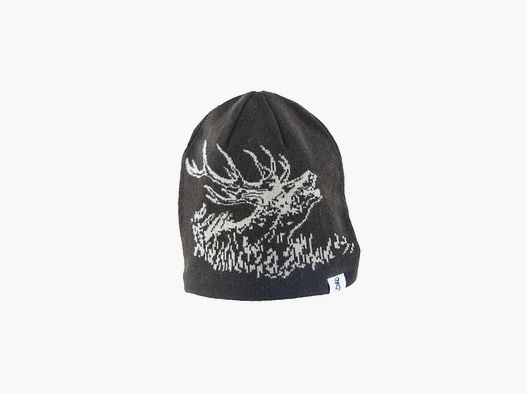 REVERSIBLE WINTER HAT, BROWNING, DEERSCENE, BROWN/RANGE BLAZE