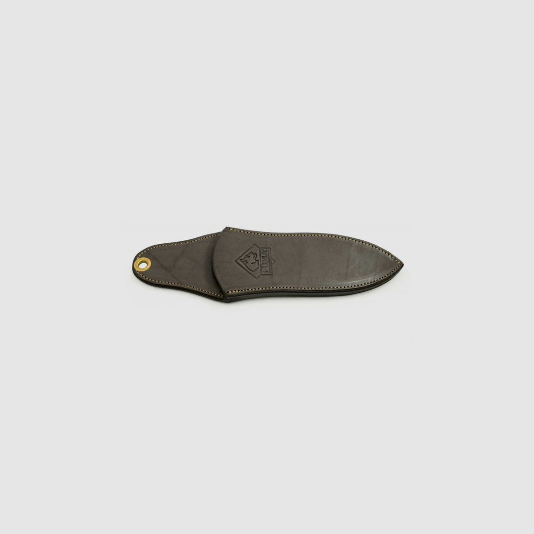 Leather sheath for drinking spear ball tip 923591