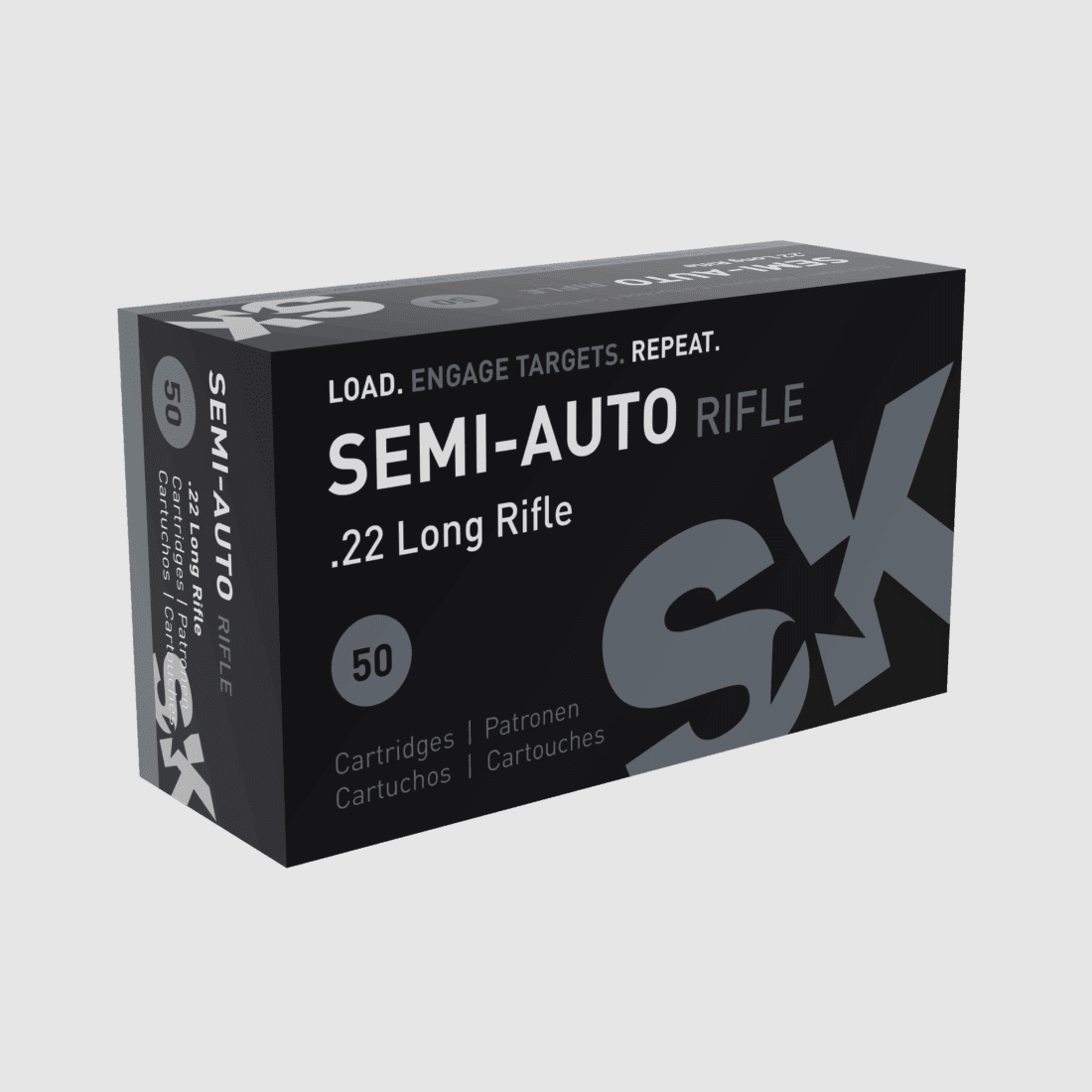 Patronen SK Selbstladebüchse Kal. 22 LR