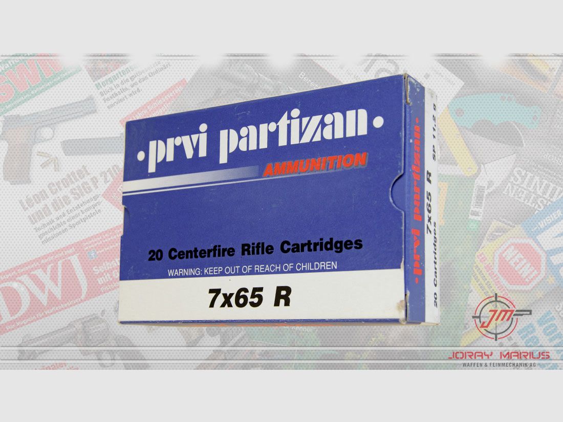 7x65R PRVI Partizan 11.2g 173gr SP