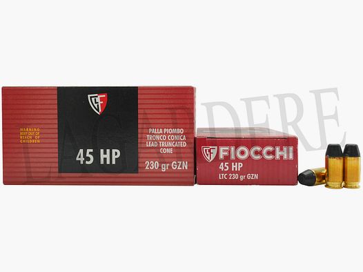 FIOCCHI LTC (Patrone mit Geschoss)