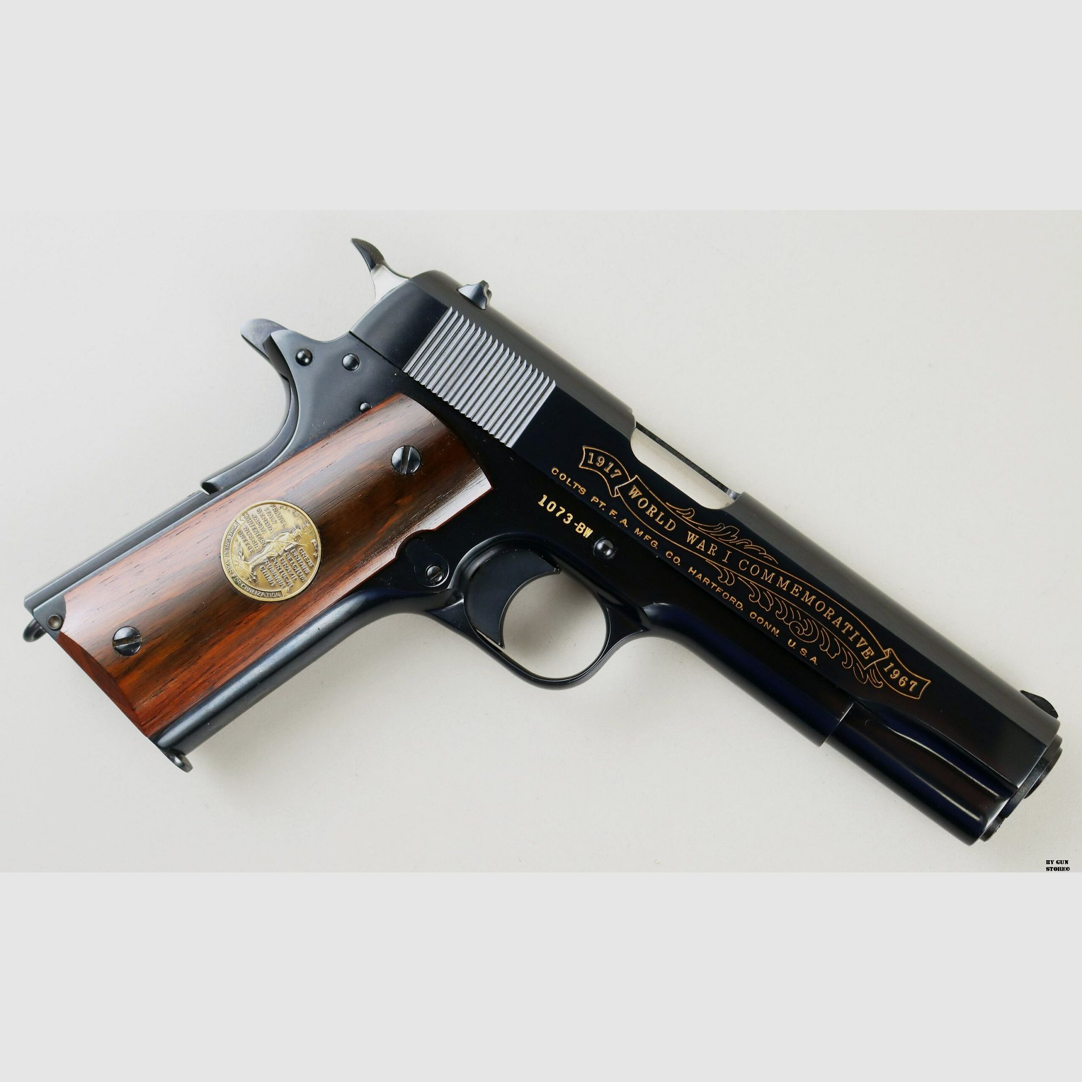 Pistola Colt mod. 1911 Belleau Wood Commemorativa cal. 45 Acp matr. 1073BW, immagine 4 di 11