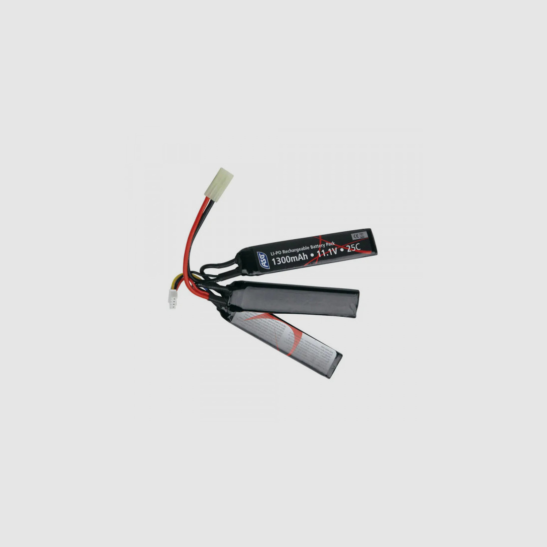 ASG LiPO-AKKU 11,1 V - 1300 MAH - TAMIYA - TRIPLE STICK
