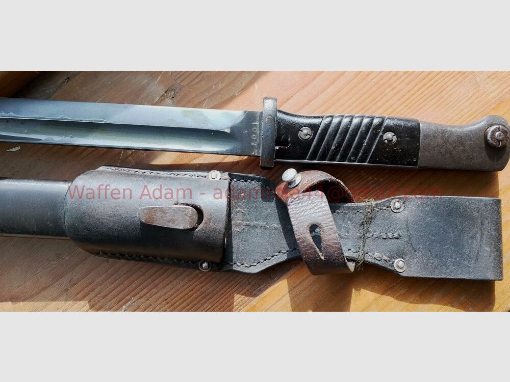 E.Pack & Söhne / Solingen K98k Bajonett M84/98 m. Koppelschuh, Bild 6 von 10