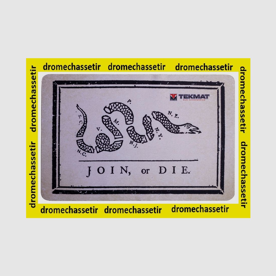 Tappetino di pulizia in neoprene decor Join or Die