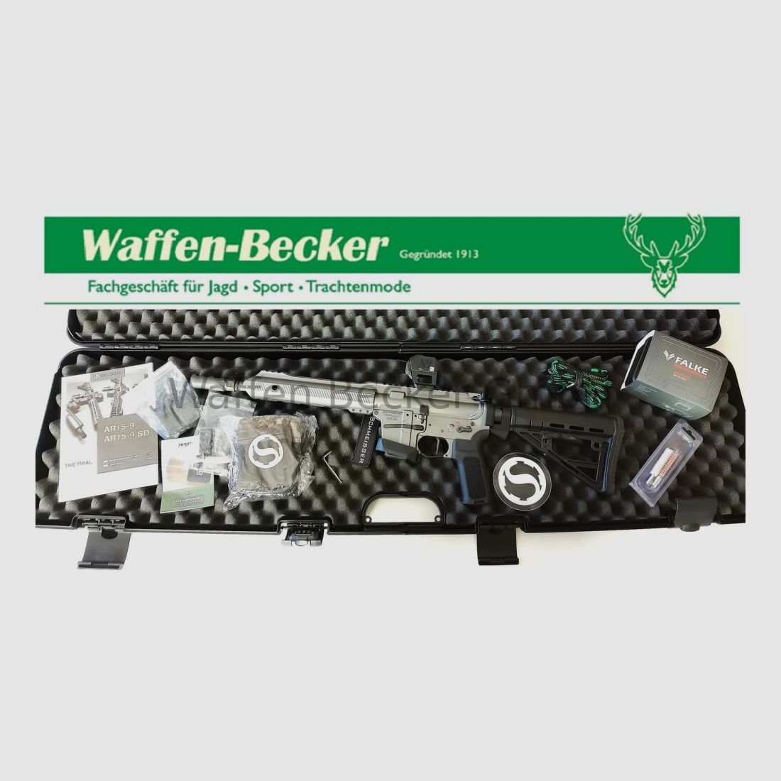 Schmeisser Schmeisser AR15-9 S4F Sport Dynamik PCC 10.5" 9mm Luger + Falke CMS