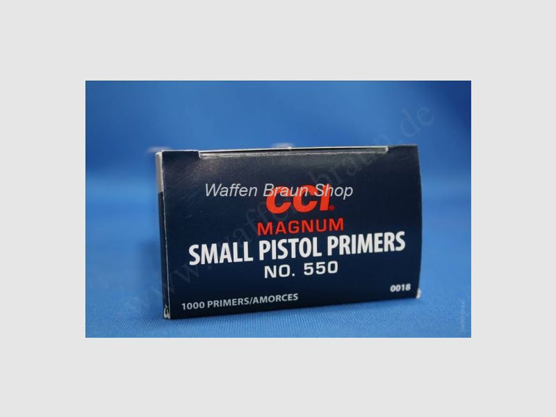 CCI 550 Zündhütchen Small Pistol Magnum 100 Stück