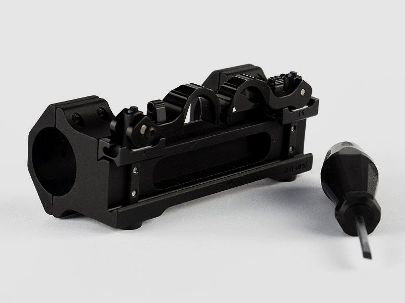 ERATAC Block Mount Gen2, Quick Release Lever ø 30 mm + 23 mm Height (0 MOA Incline), 318 g