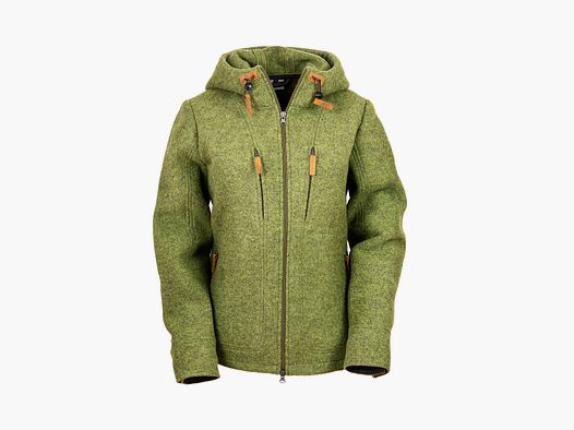 Lodenfleecejacke "Kapuzenwally" Mod. 2023, Flechte
