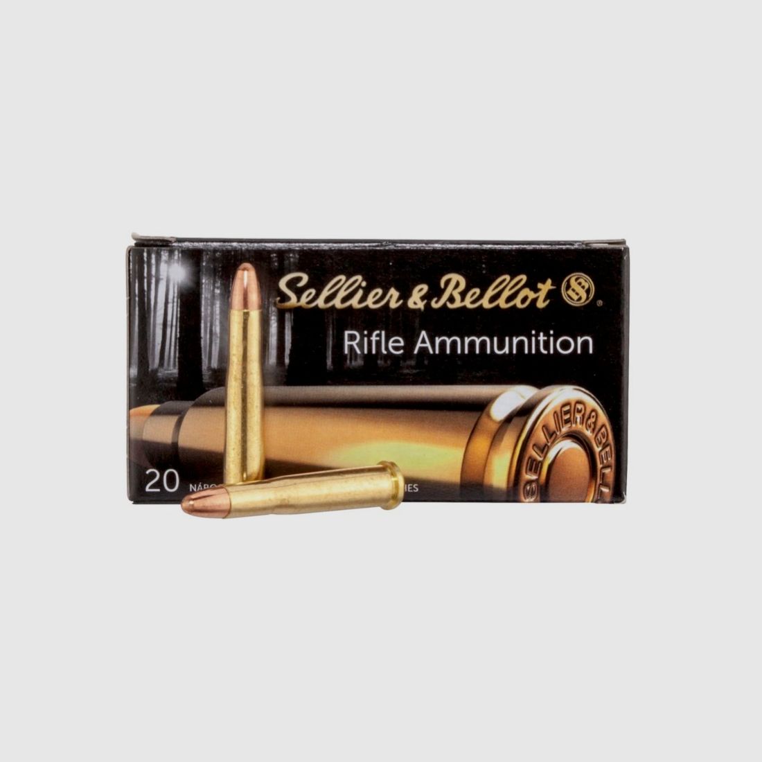 Sellier & Bellot 61119 .22 Hornet FMJ 45 grs. 2.9g 2901