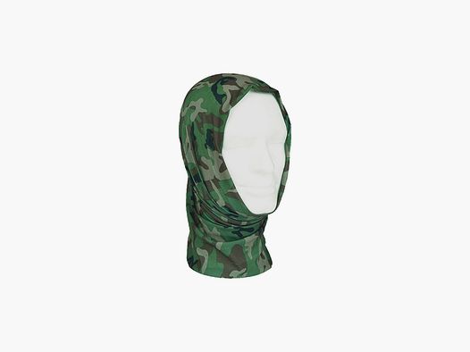 MILTEC BALACLAVA 100% ALGODON WOODLAND