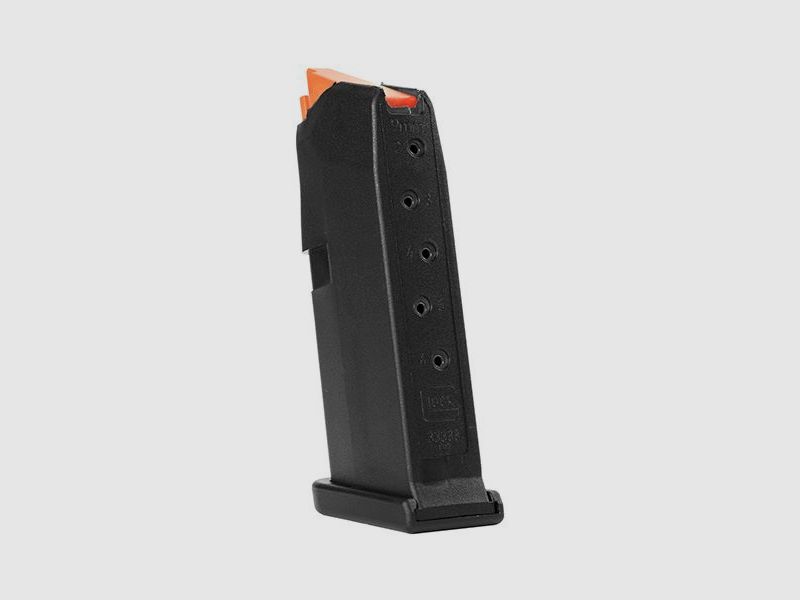 Caricatore Glock G43 – 9mm Luger – 6 colpi – Nero/Arancione (Caricatore)