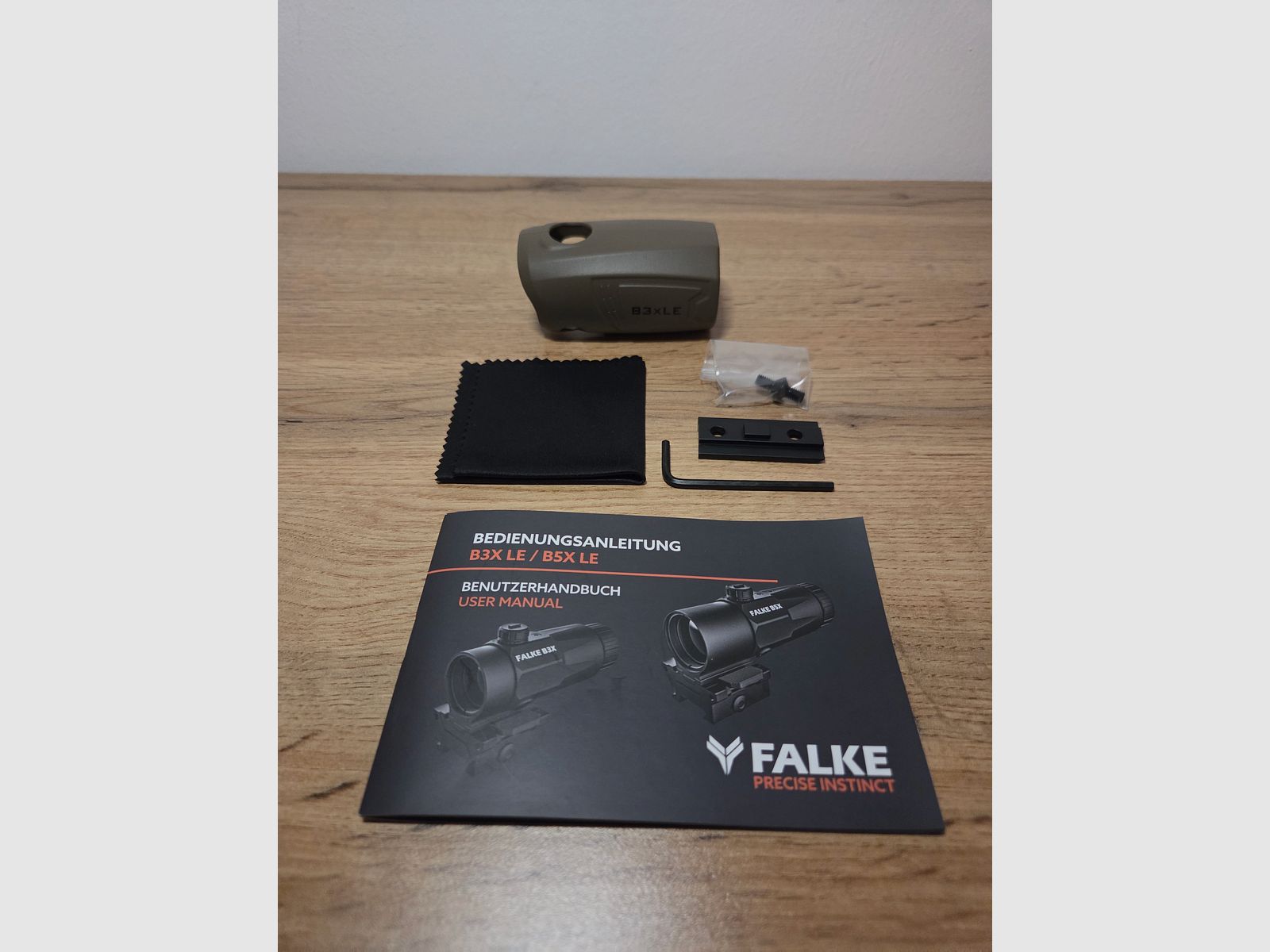Falke Magnifier B3X LE FlipUp Montage 3 fach Vergrößerungsmodul
