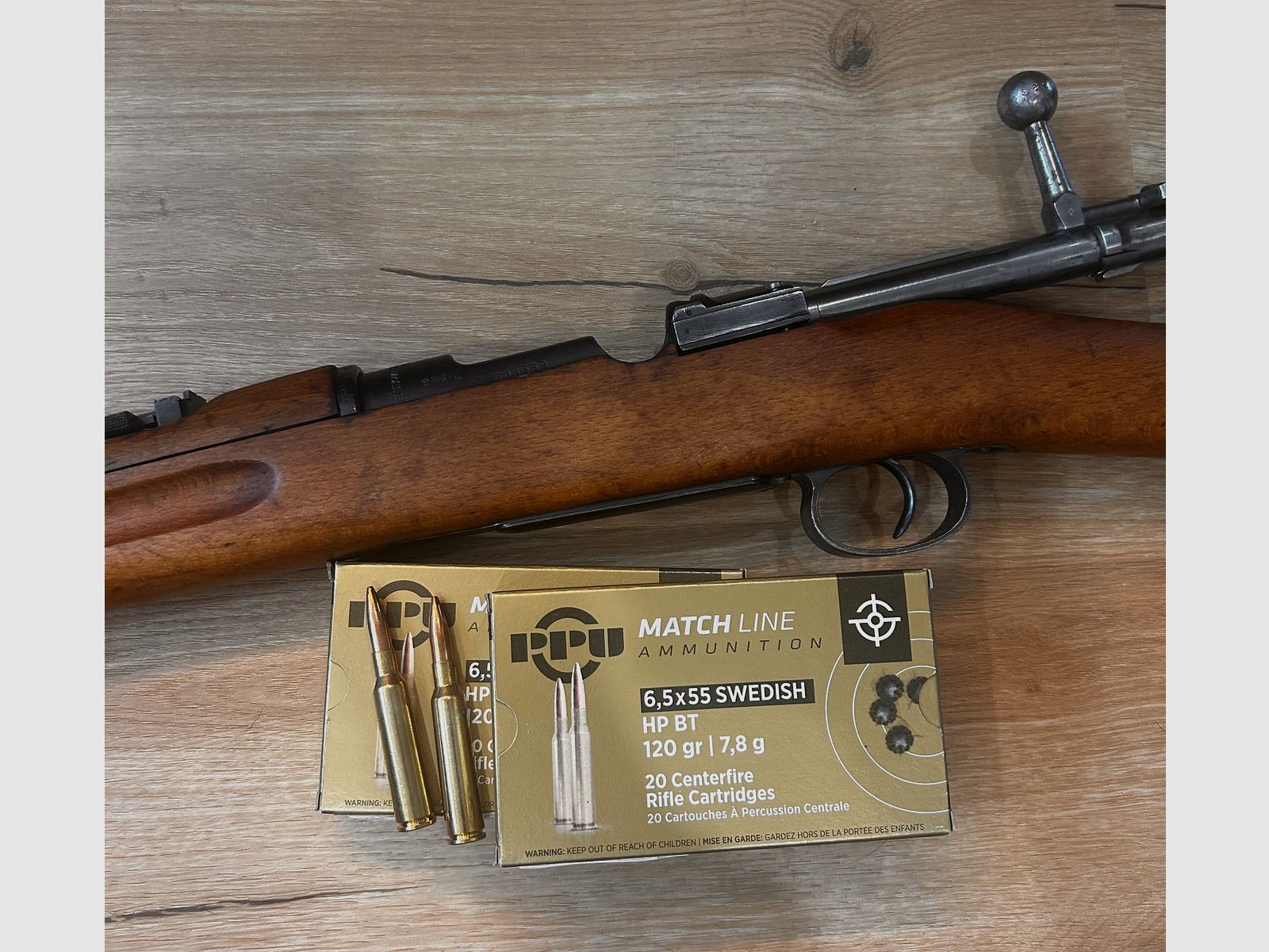 Repeater rifle Swedish Mauser