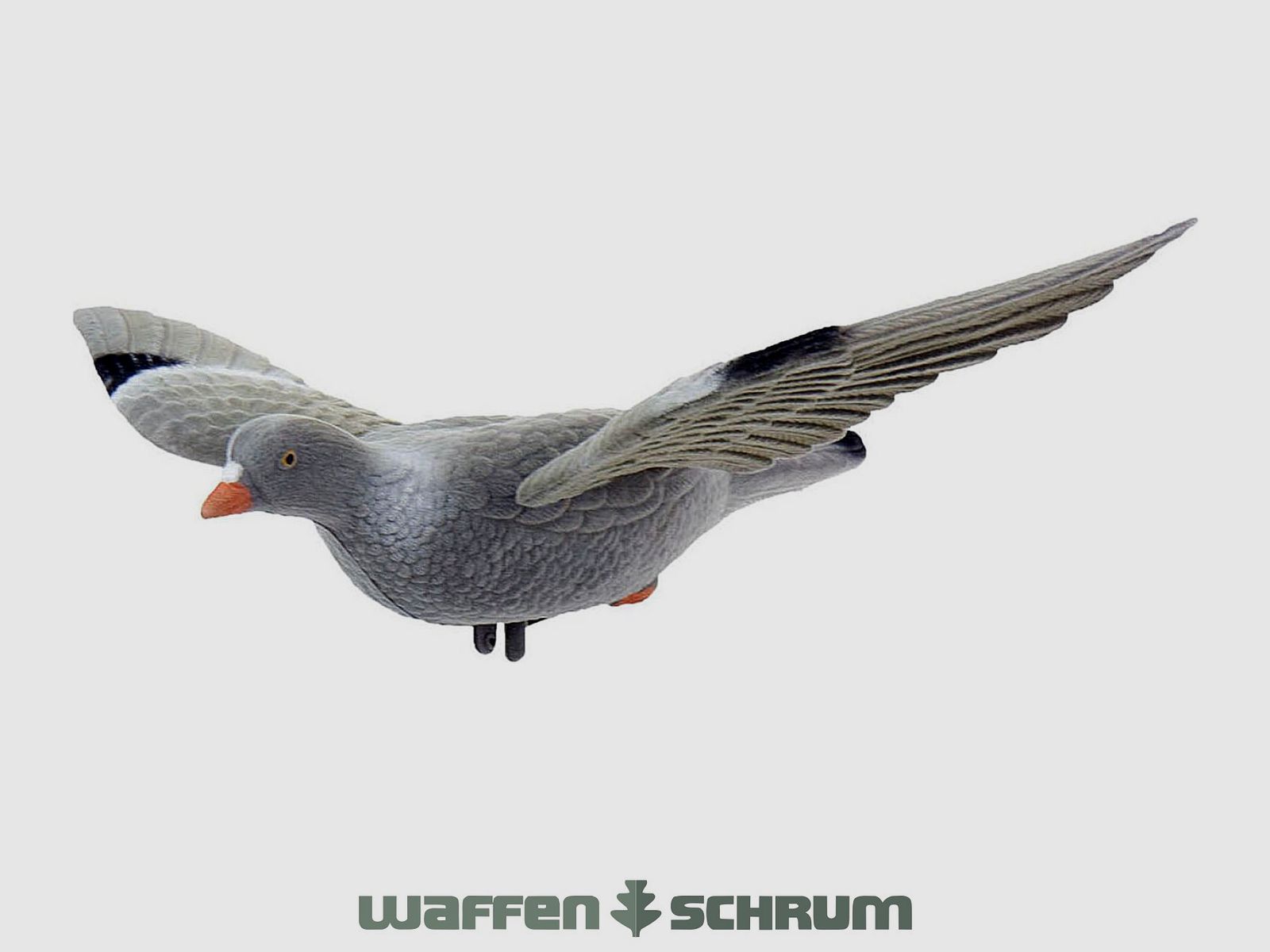 Eurohunt Beflockte Taube mit Flügeln