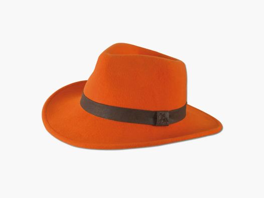 Regulowana czapka Woolchap z wodoodpornego filcu pomarańczowa M do XL