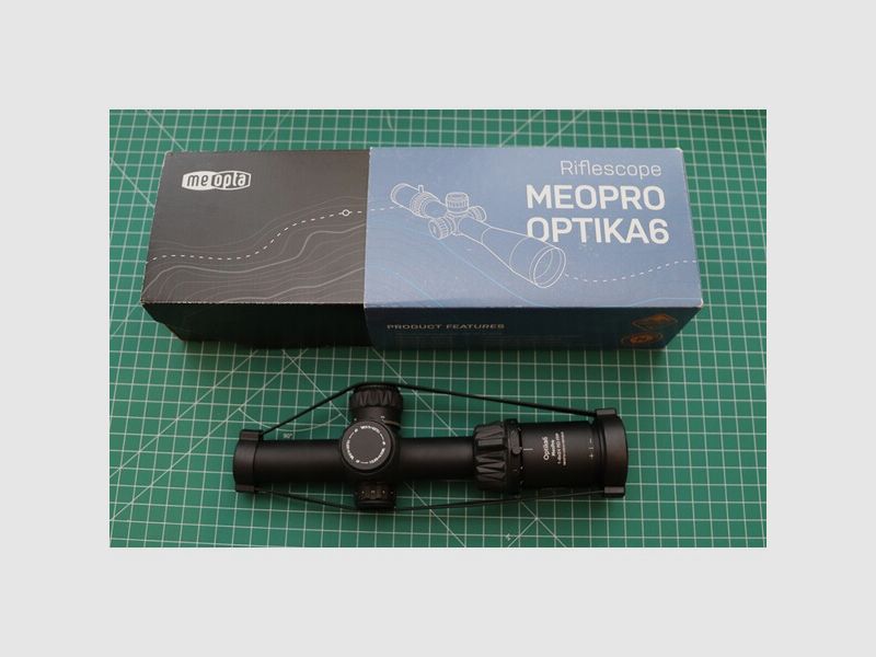 Meopta Optika6 1-6x24 FFP MRAD 2 RD Zielfernrohr, LPVO, Drückjagd