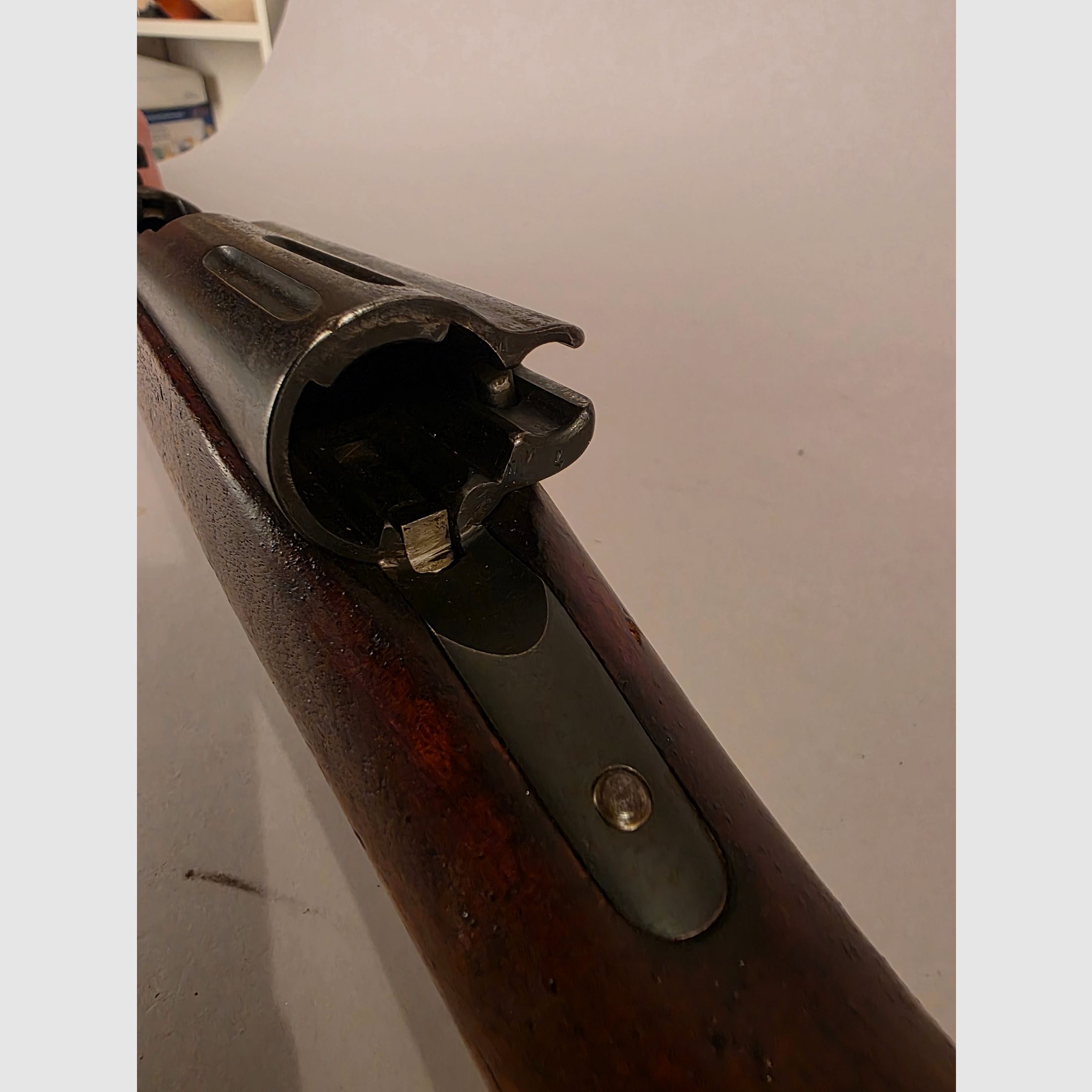Oryginalny szwajcarski karabin 31 (K31), kaliber 7,5x55, bez zamka