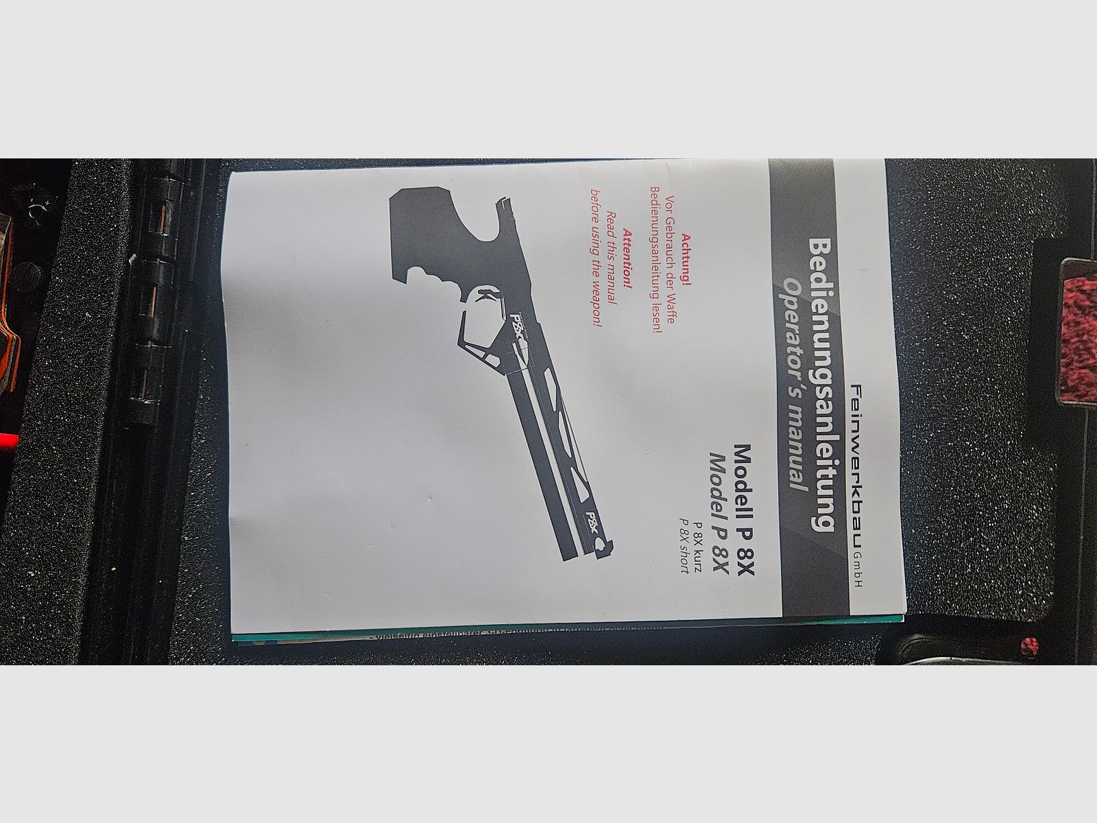 Feinwerkbau Luftpistole P8x